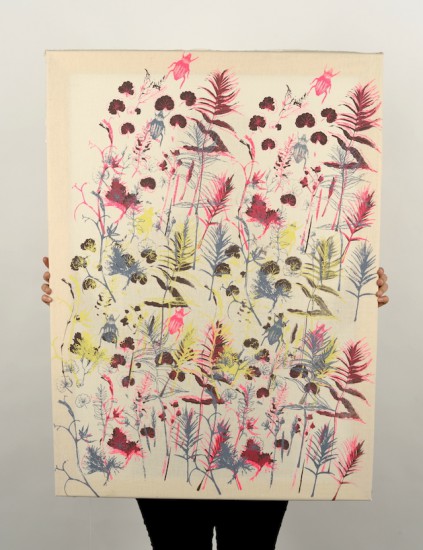 Seria Lato – Lipiec | sitodruk na surówce bawełnianej | 65×90 cm